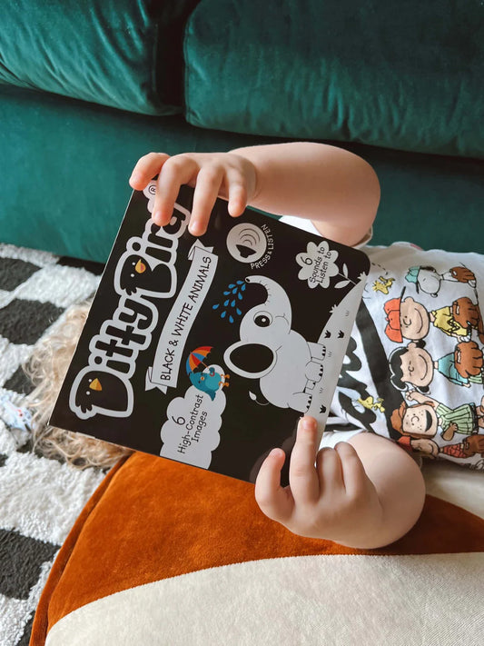 Ditty Bird | Sound Book - Black & White Animals