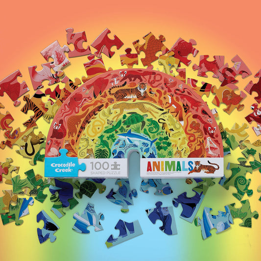 Crocodile Creek | 100pc Rainbow Puzzle - Animals