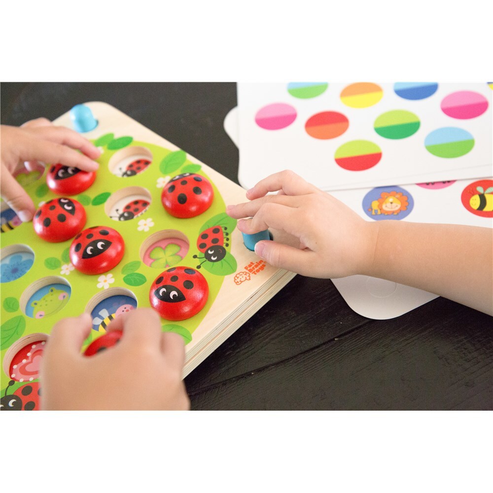 Fat Brain Toys | Ladybug's Garden Memory Game
