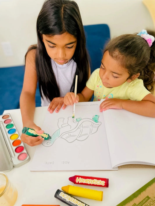 Honeysticks | Toddlers First Colouring Book