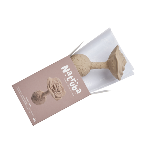 Natruba | Beige Rose Rattle