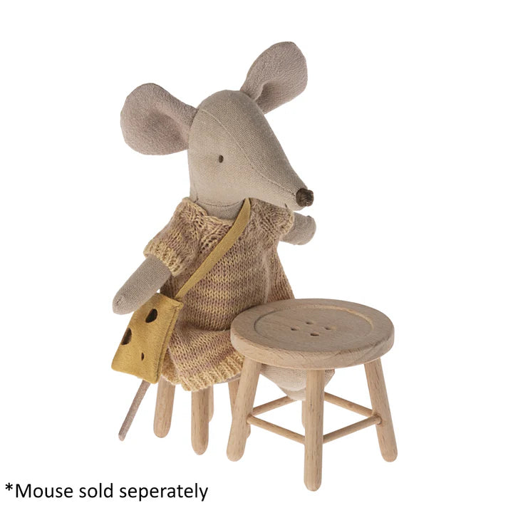 Maileg | Table and Stool Set Mouse