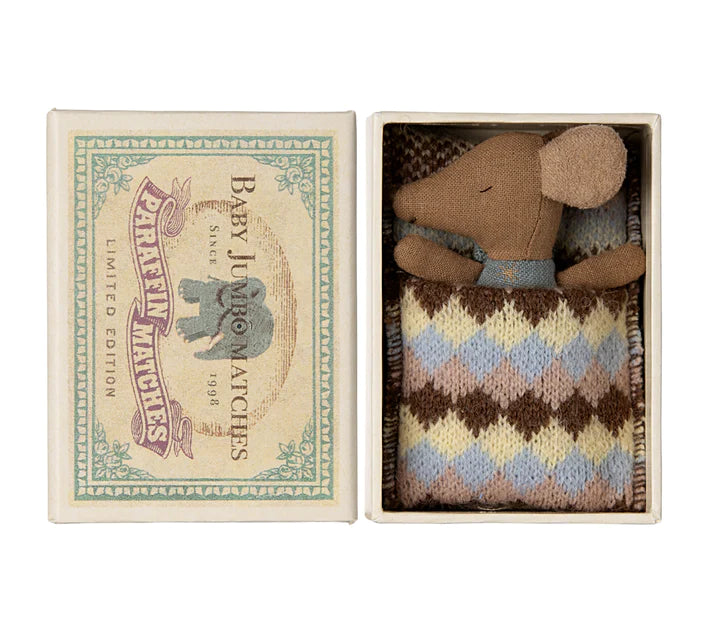 Maileg | Sleepy-Wakey Baby Mouse in Box