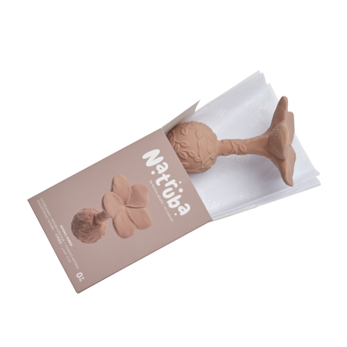 Natruba | Pink Frangipani Rattle