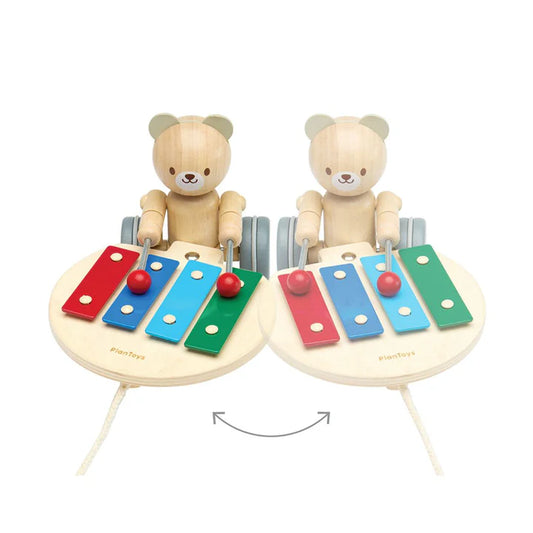Plan Toys | Pull-Along Musical Bear