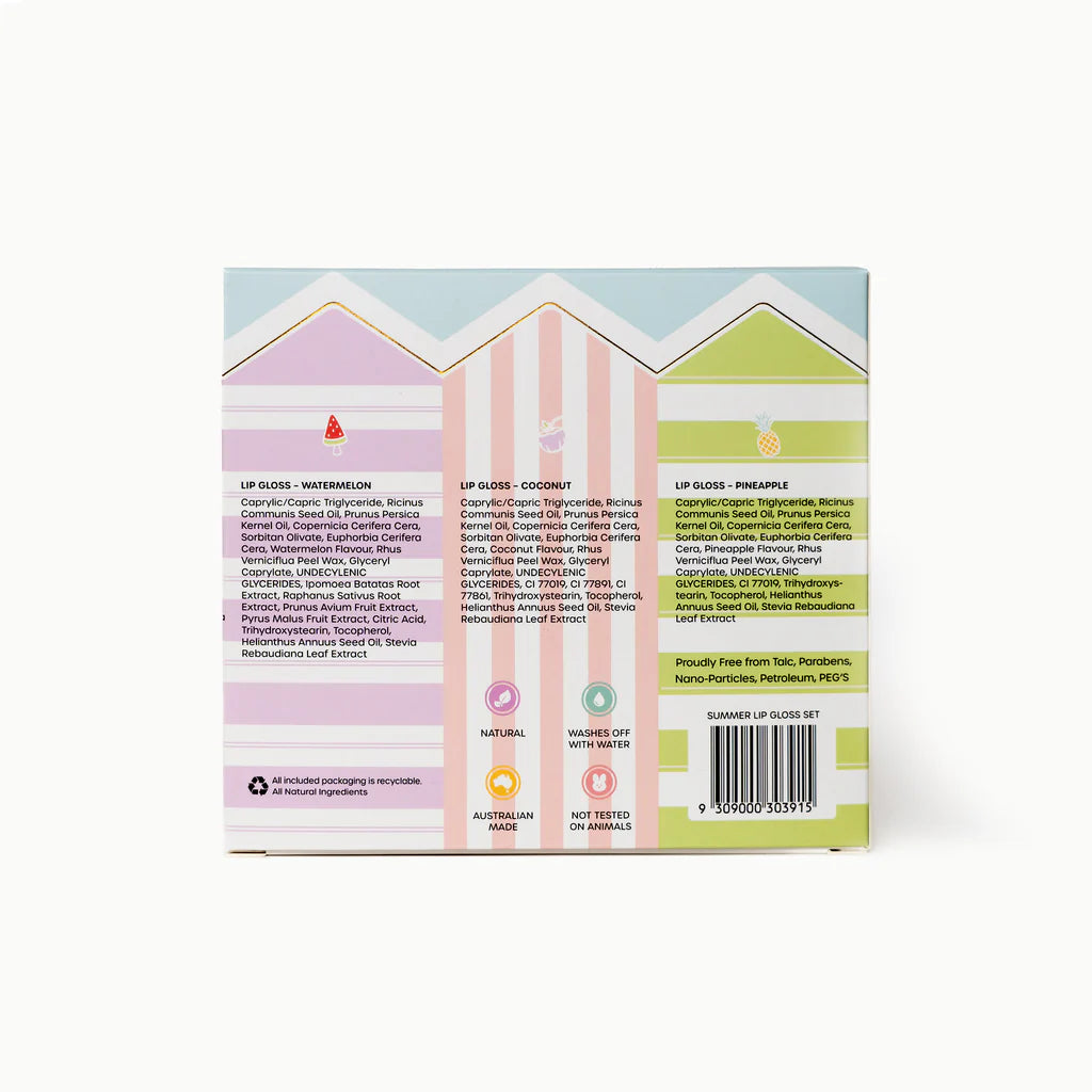 Oh Flossy | Beach Club Natural Lip Gloss Set