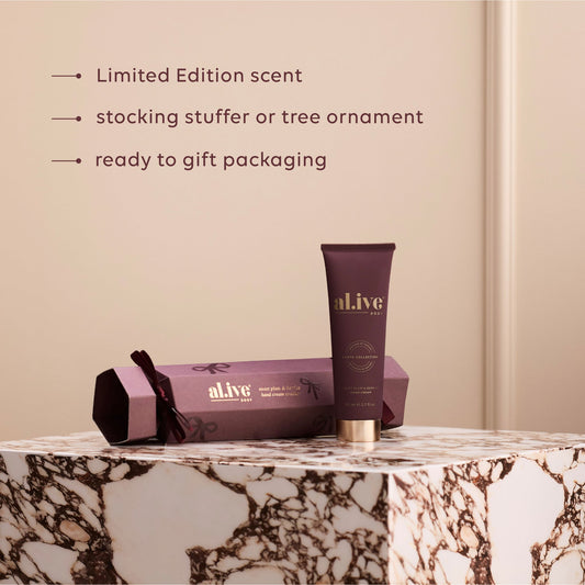 al.ive Body | Hand Cream Cracker - Sweet Plum & Berries