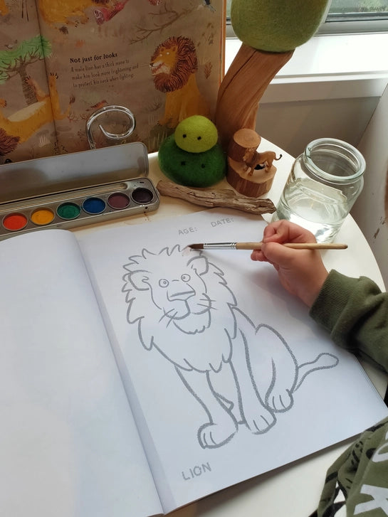 Honeysticks | Toddlers First Colouring Book