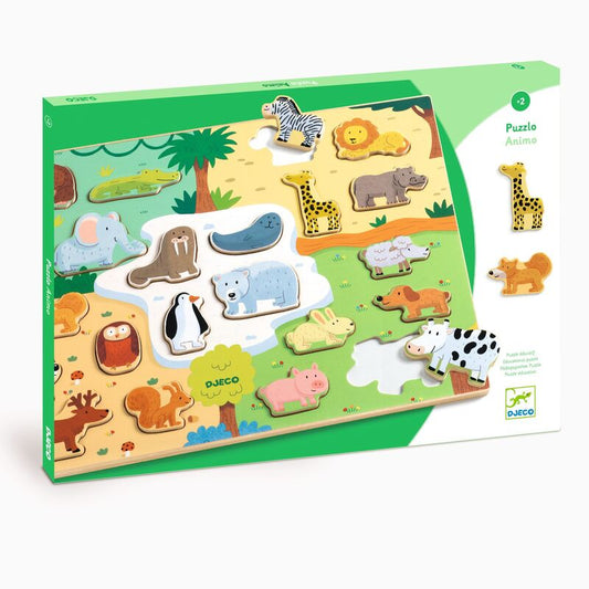 Djeco | 22pc Wooden Puzzle (various)