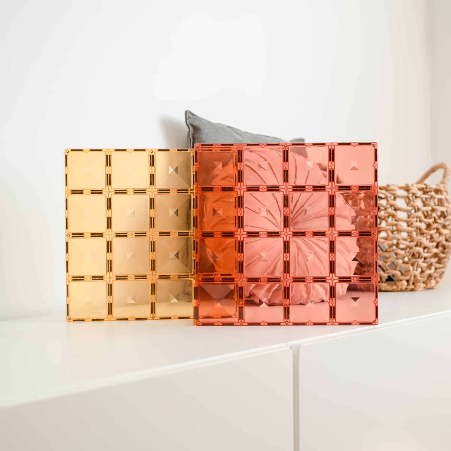 Connetix | Base Plate Pack (Lemon & Peach)
