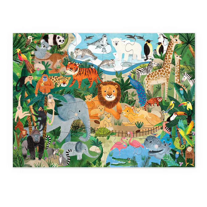 Crocodile Creek | 24pc Little Building Puzzle (various)