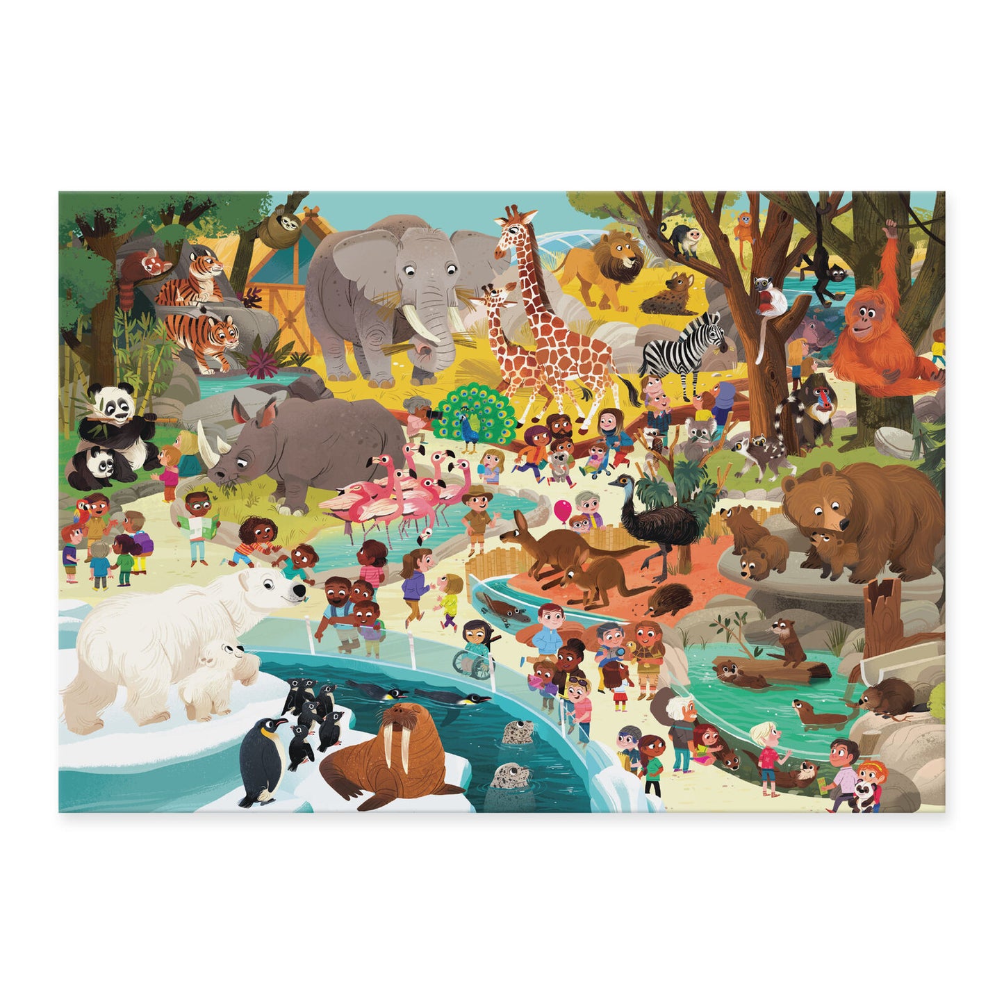 Crocodile Creek | 60pc 'Day Out' Puzzle (various)
