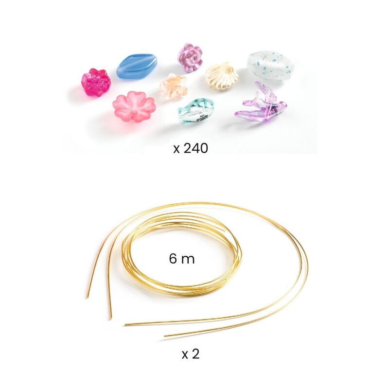 Djeco | Duo of Tiaras Bead Kit