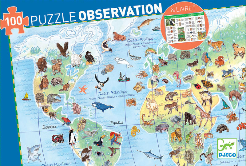 Djeco | 100pc Observation Puzzle (various)