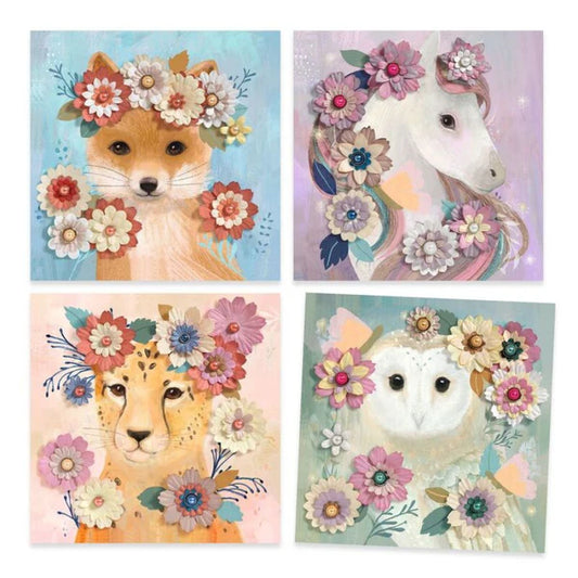 Djeco | 3D Pictures - Floral Wreaths