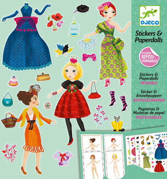 Djeco | Stickers & Paper Dolls (various)