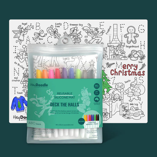Hey Doodle | Silicone Colouring Mat - Large (various)