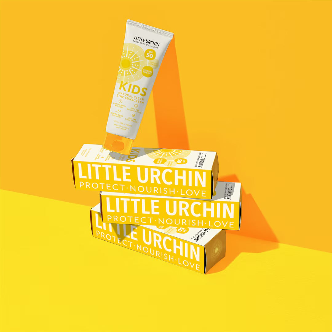 Little Urchin | KIDS NATURAL CLEAR ZINC SUNSCREEN SPF 50, 100G