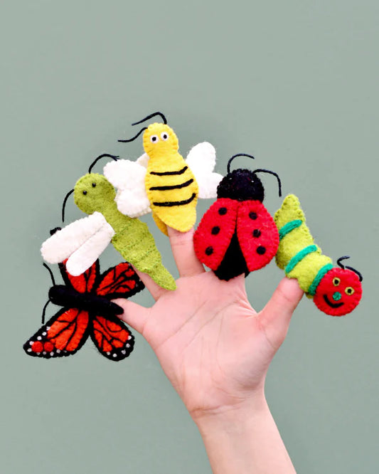 Tara Treasures | Finger Puppet Set - Insects and Bugs
