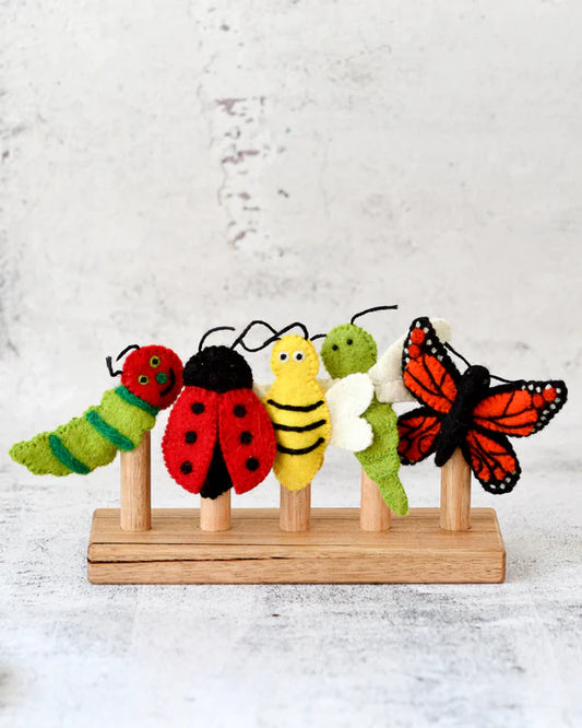 Tara Treasures | Finger Puppet Set - Insects and Bugs