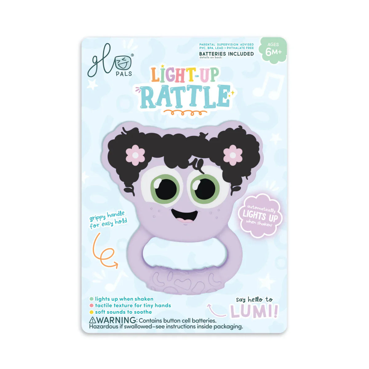 Glo Pals | Light Up Rattle (various)