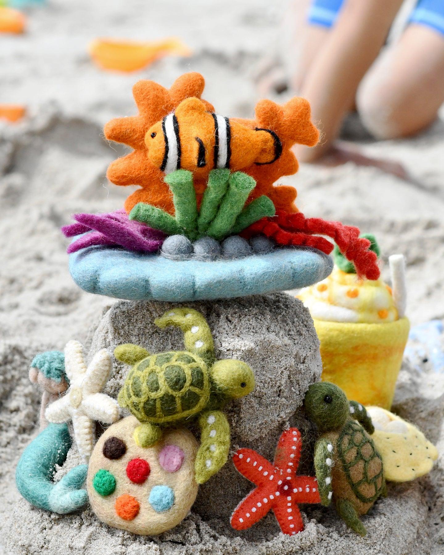 Tara Treasures | Felt Green Sea Turtle