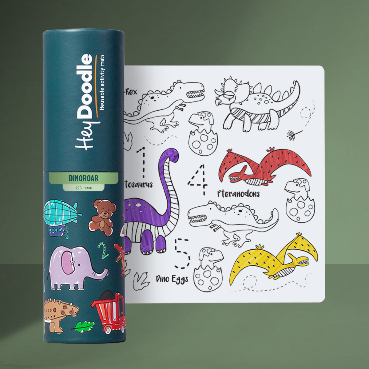 Hey Doodle | Silicone Colouring Mat - Mini (various)