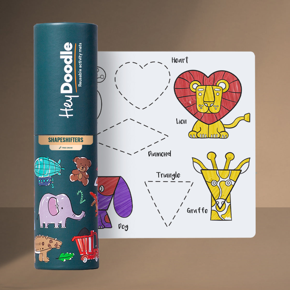 Hey Doodle | Silicone Colouring Mat - Mini (various)
