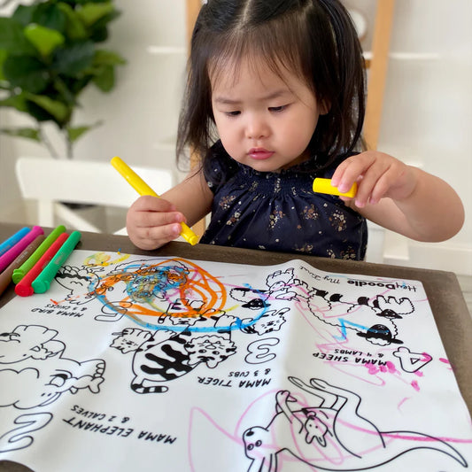 Hey Doodle | 'My First' Silicone Colouring Mat