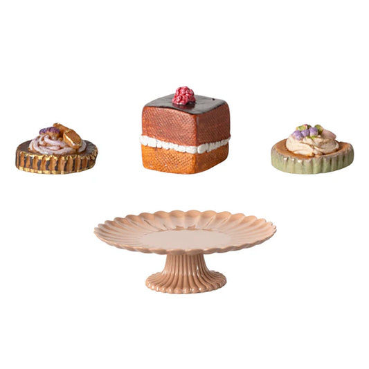 Maileg | Cakes & Cake Stand - Mini