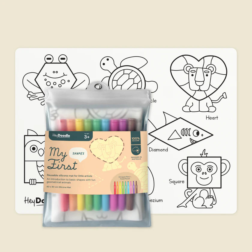 Hey Doodle | 'My First' Silicone Colouring Mat