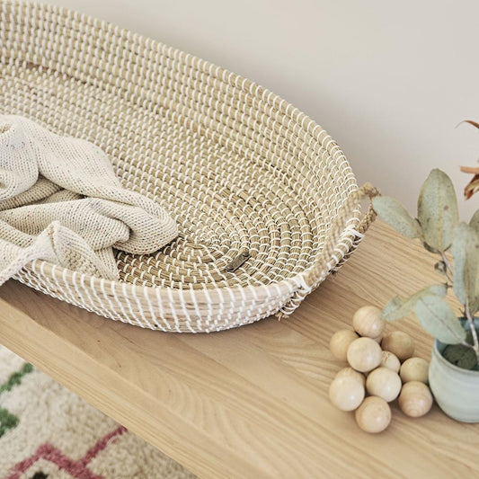 Olli Ella | Reva Seagrass Changing Basket
