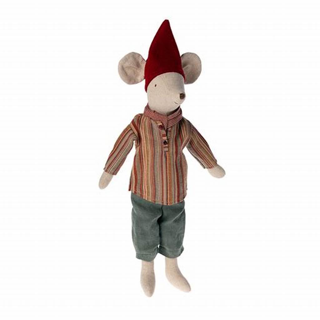 Maileg | Christmas Mouse Boy - Medium