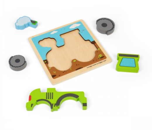 Bigjigs | Chunky Lift Out Puzzle (various)