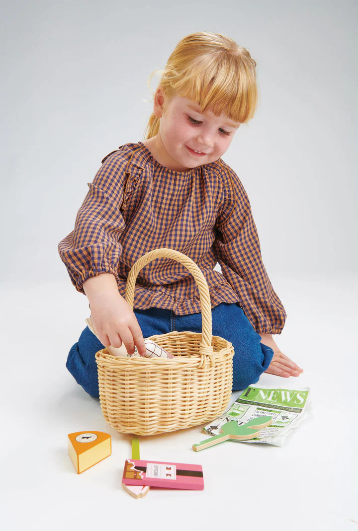 Tender Leaf | Wicker Shopping Basket