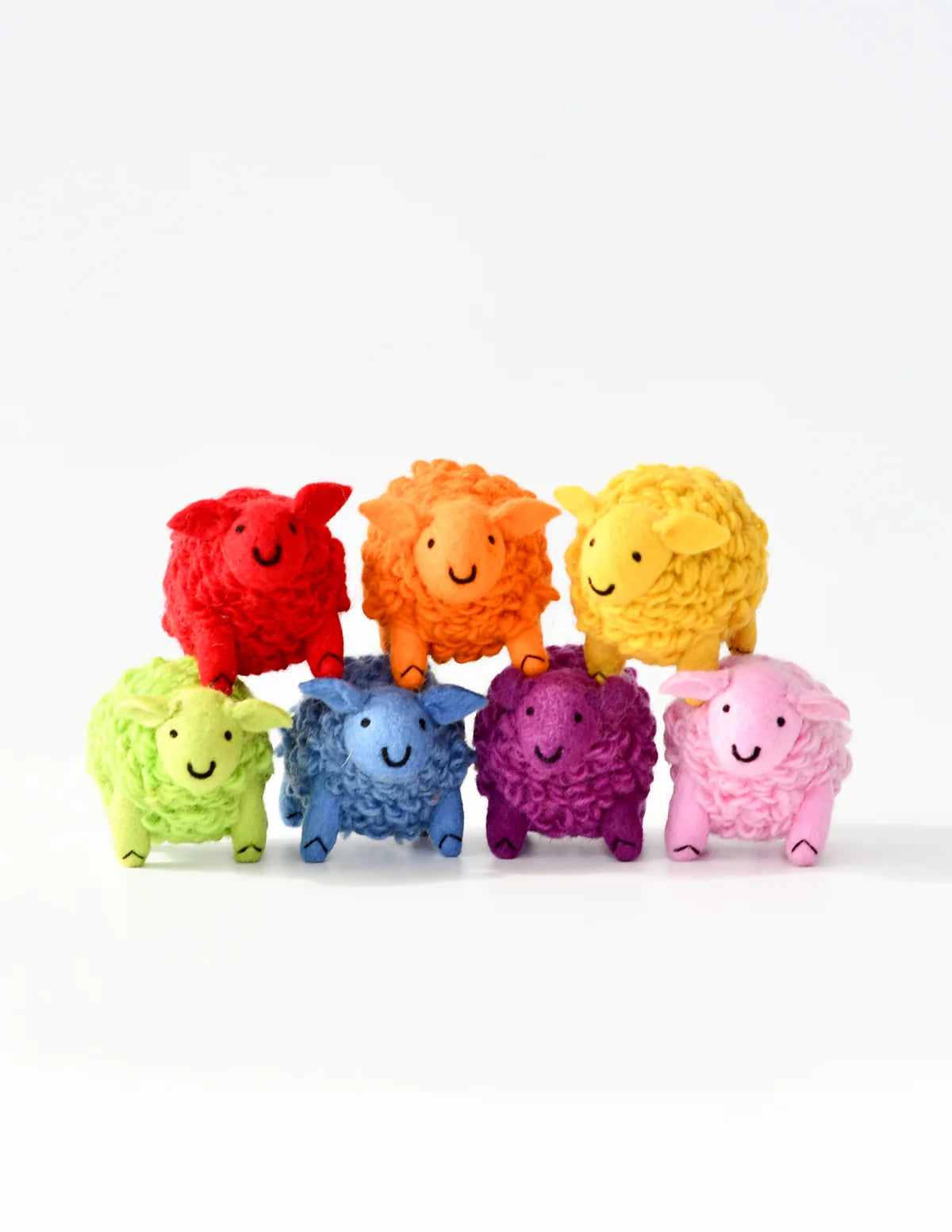 Tara Treasures | Where Is The Green Sheep (7 Colourful Sheep)
