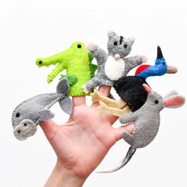 Tara Treasures | Finger Puppet Set - Australian Animals