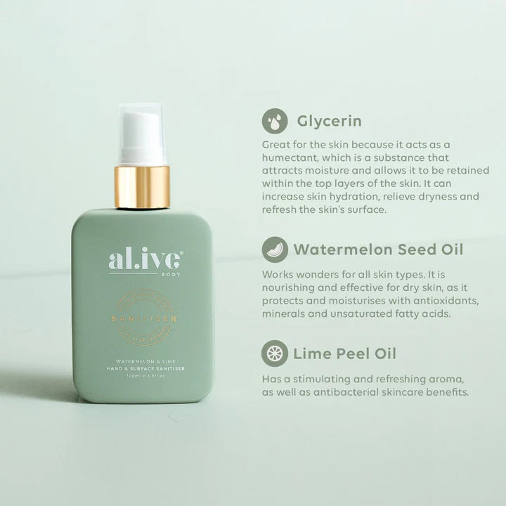 al.ive Body | Hand & Surface Sanitiser Spray