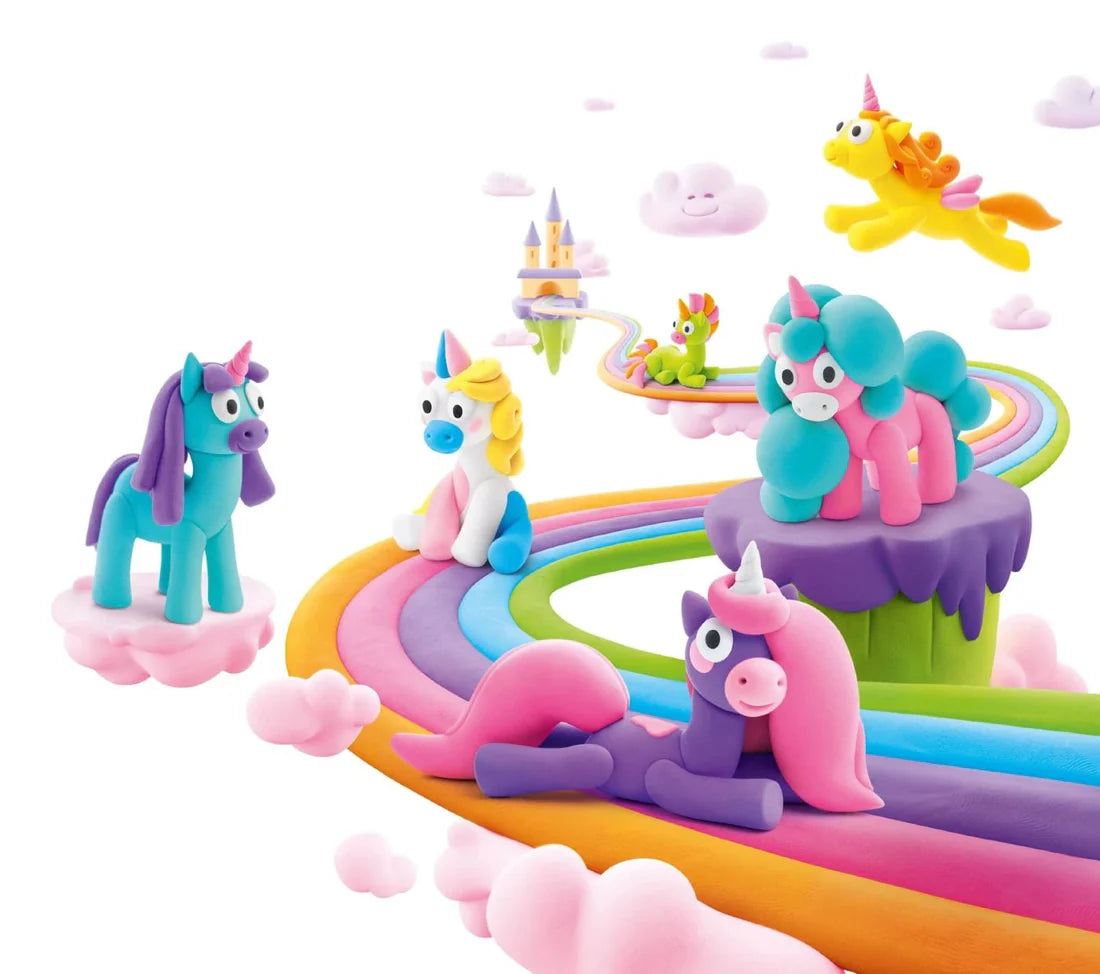 Hey Clay | Rainbow Unicorn Set - Large