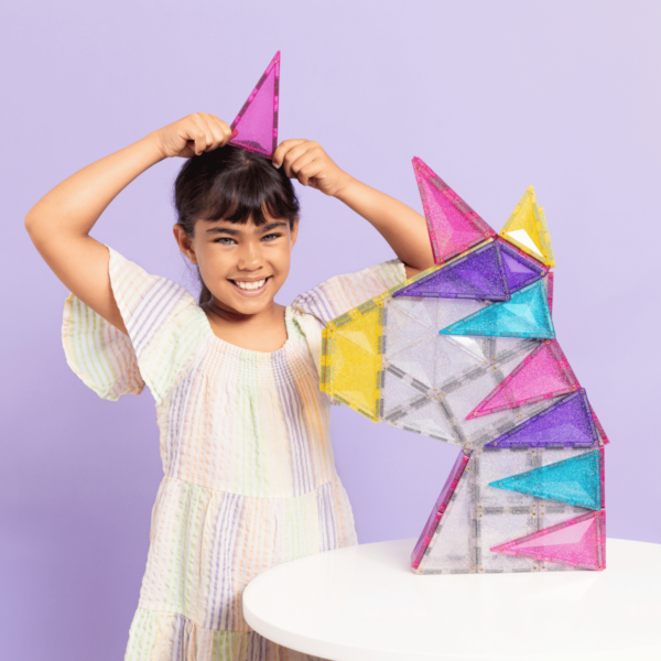 Connetix | GLITTER Unicorn Pack (56pc) PRE ORDER