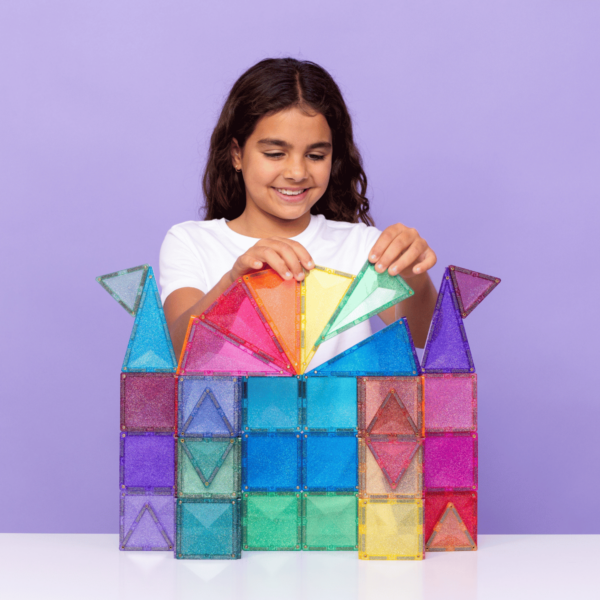 Connetix | GLITTER Castle Pack (48pc) PRE ORDER