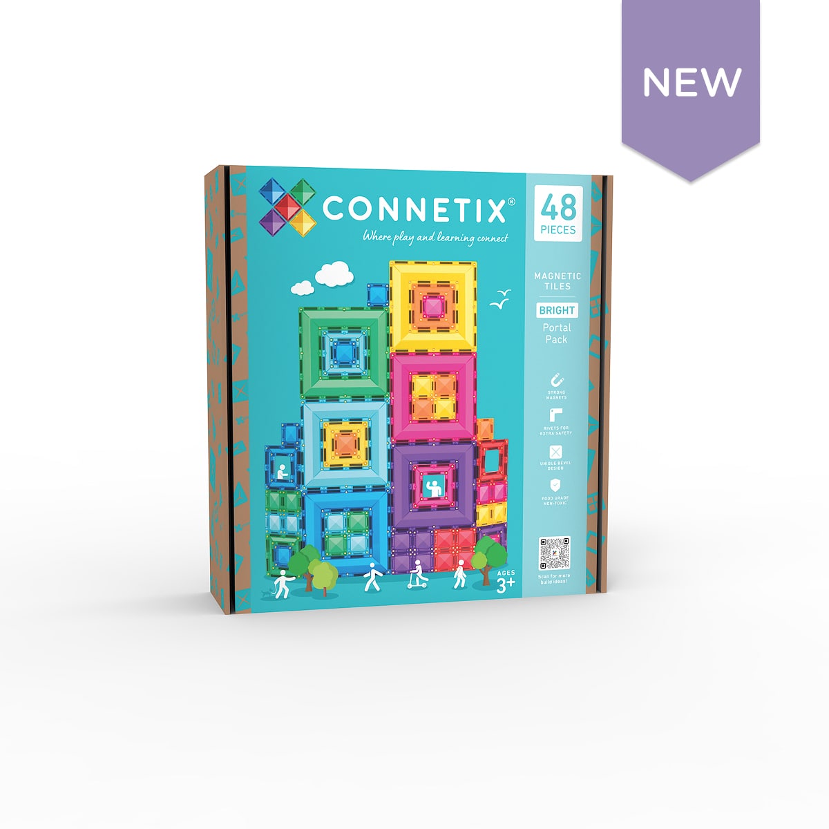 Connetix | Bright Portal Pack (48pc) PRE ORDER