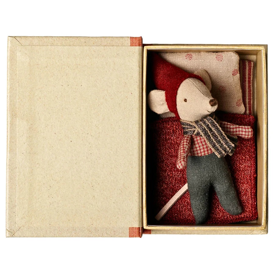 Maileg | Christmas Mouse Baby in Book Box