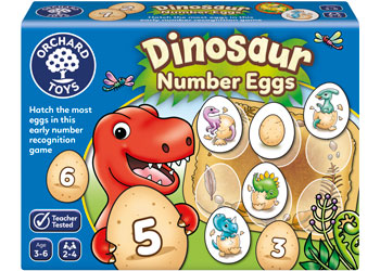 Orchard Toys | Dinosaur Number Eggs