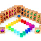 Bauspiel | Colour Track with Translucent Building Cubes