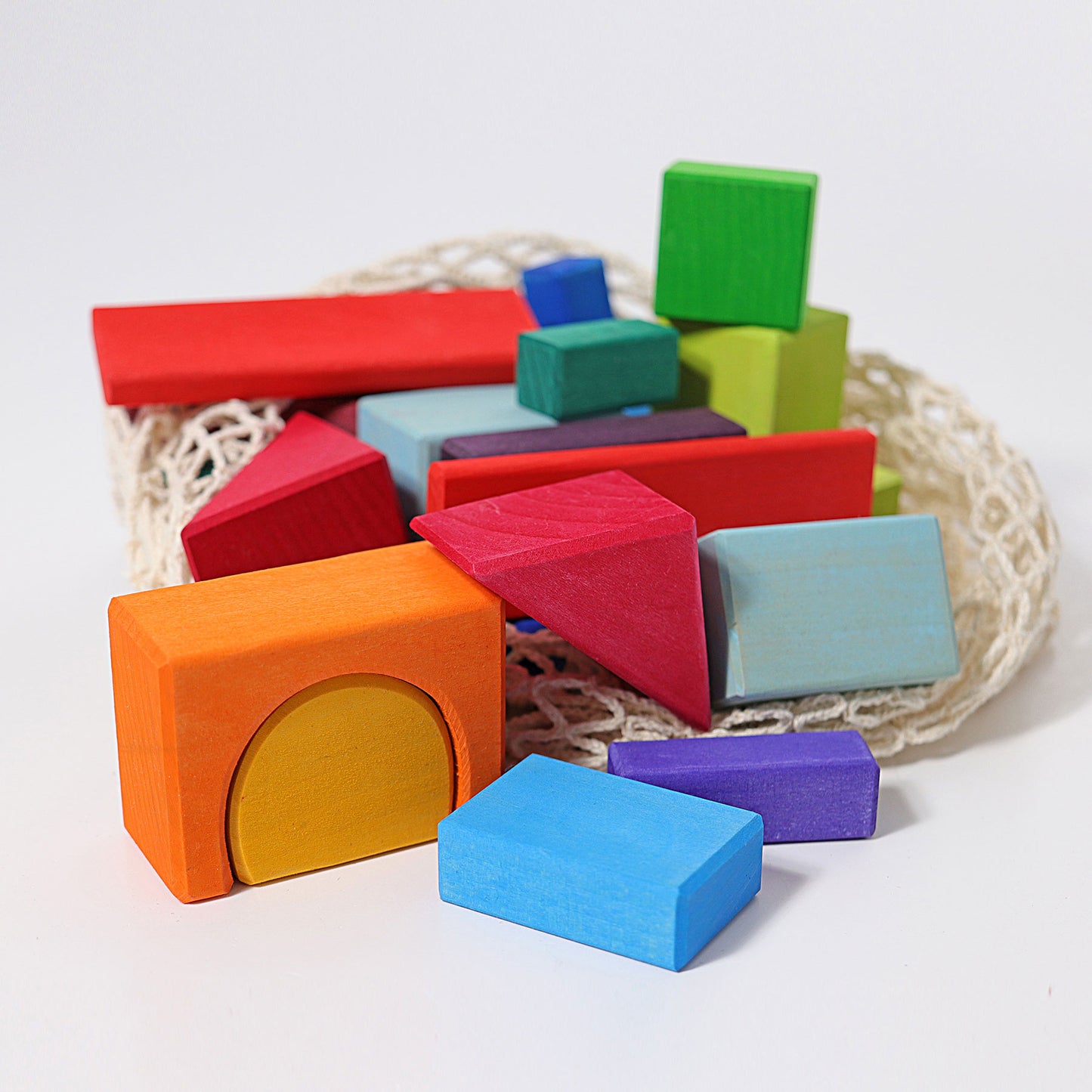 GRIMMS | Geometric Coloured Blocks - 30pc