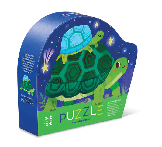 Crocodile Creek | Mini Puzzle 12 pc - Turtles Together