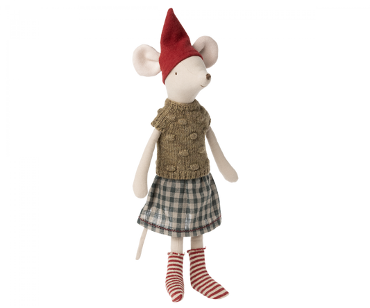Maileg | Christmas Mouse Girl - Medium