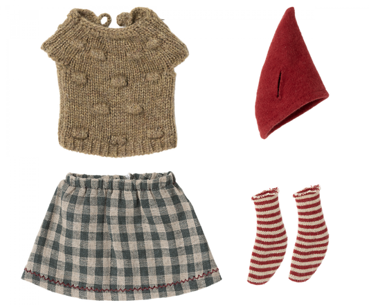 Maileg | Christmas Mouse Girl - Medium