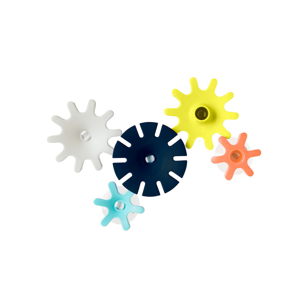 Boon | Cogs Building Bath Toy Set (Navy/Yellow)